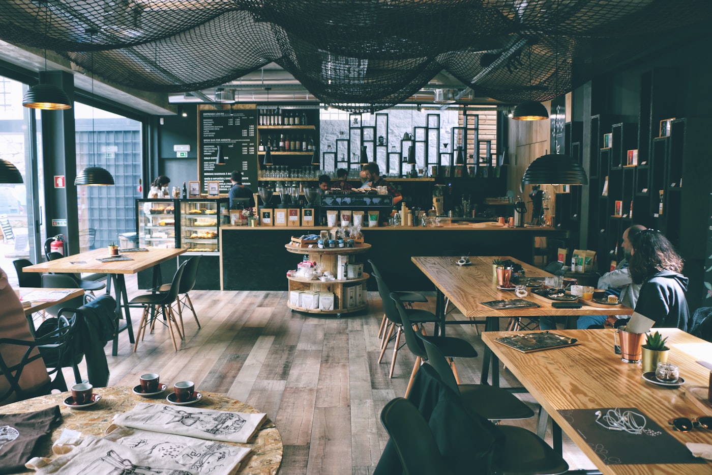 カフェ店内